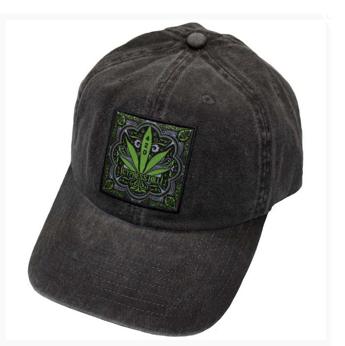 Cypress Hill Unisex Baseball Cap - 420 Leaf (Charcoal Grey)