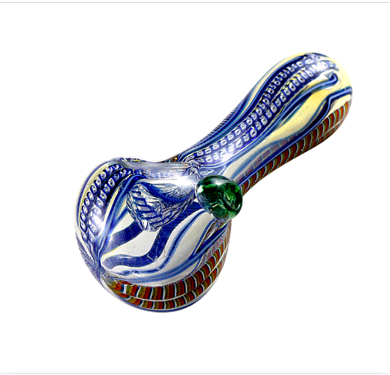 4" Glass Pipe - Rain's Crazy Canes