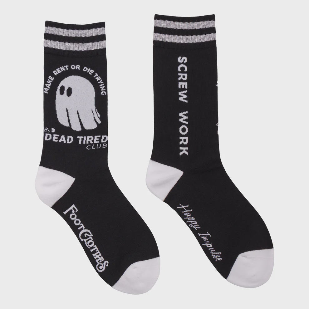 Dead Tired Crew Socks