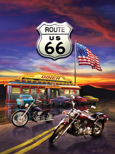 Route 66 Diner 1000 Jigsaw Puzzle