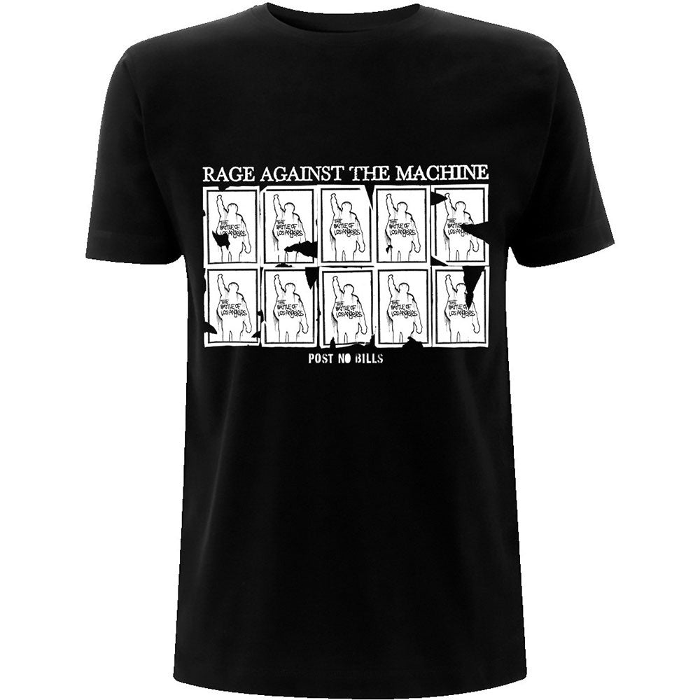Rage Against The Machine Unisex T-Shirt - Post No Bills (Black)