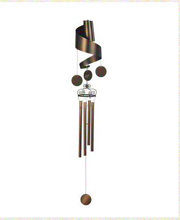 Bronze Contemporary Wind Chime 99376