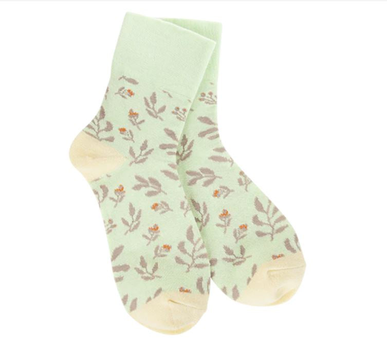 Weekend Garden Mini Crew - Lime Multi