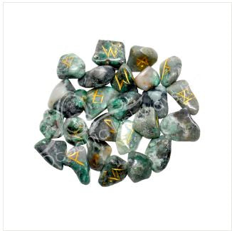 Oceanic - Emerald Gemstone Rune Set