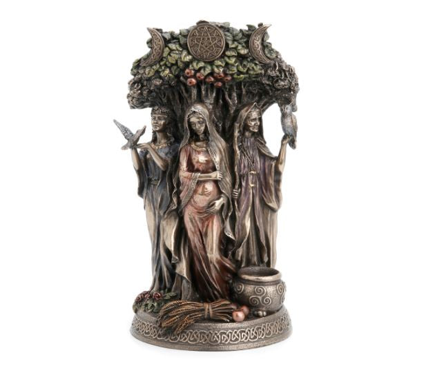 Celtic Triple Goddess Maiden Mother Crone Statue 77085