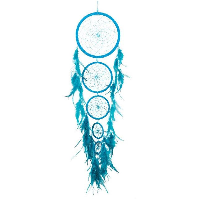 Turquoise Dreamcatcher w/Crystal Beads