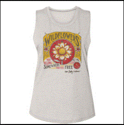 Tom Petty - Tom Petty Wildflowers Ladies Sleeveless Shirt