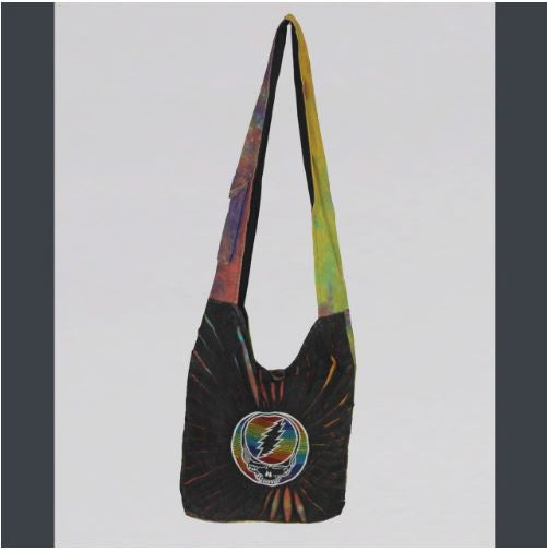 TORE UP BABA BAG Cotton Lycra Razor Cut Baba Bag w/Grateful Dead SYF Rainbow Embroidery
