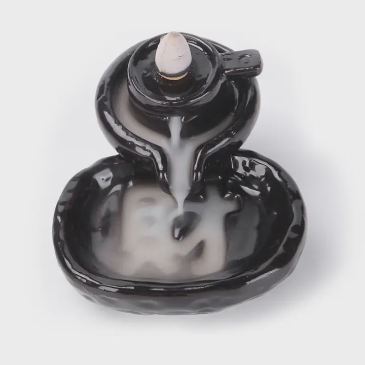 Ceramic Backflow Burner: Teapot