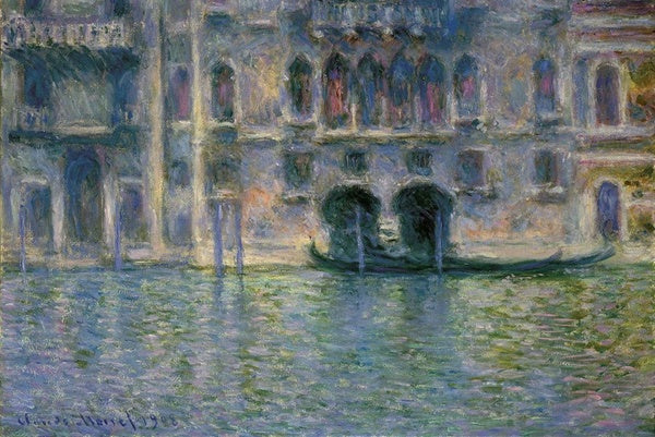 Monet Venice Palazzo Dario Poster