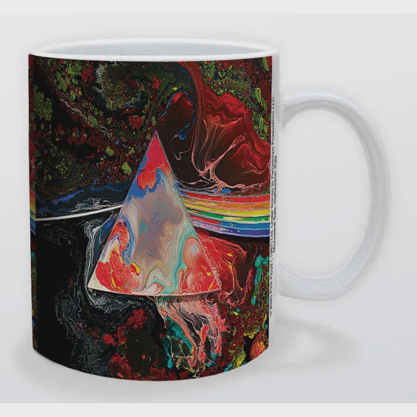 Pyramid - Pink Floyd DSOTM Paint Coffee Mug