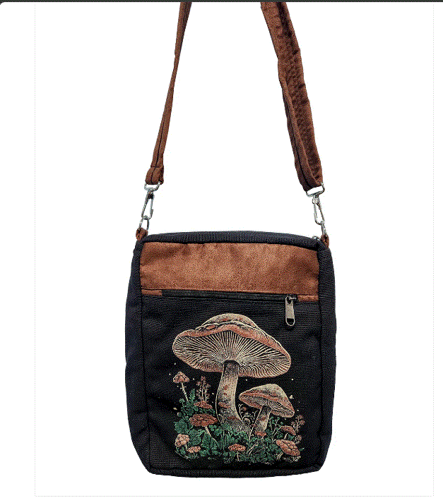 Yak & Yeti - Mushroom Crossbody Bag