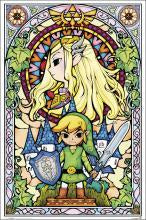 Zelda Stained Glass Poster