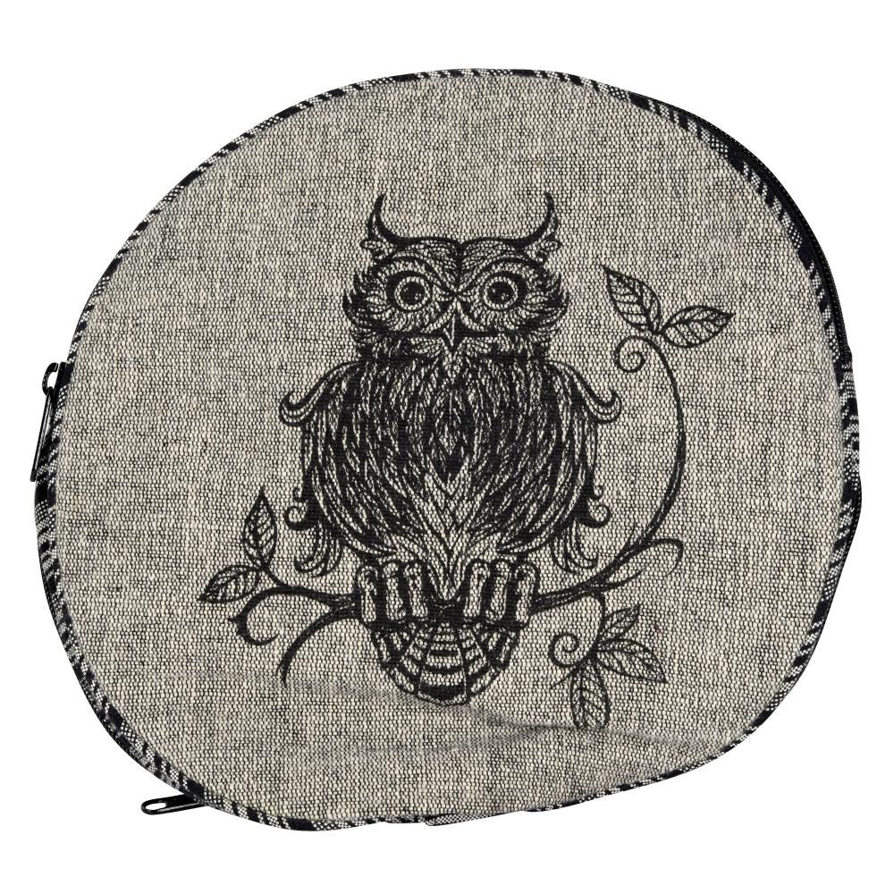 Black & White Convertible Backpack - Owl