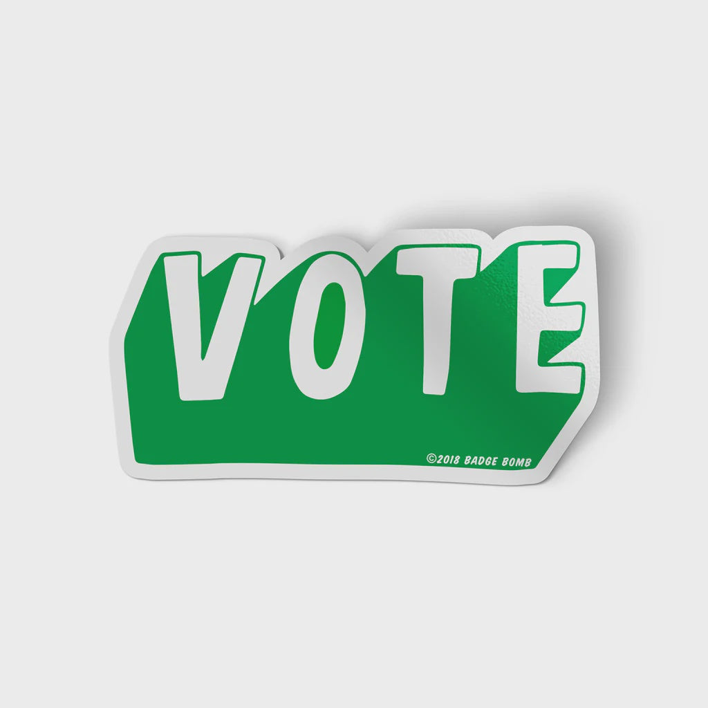 Vote 3" Sticker