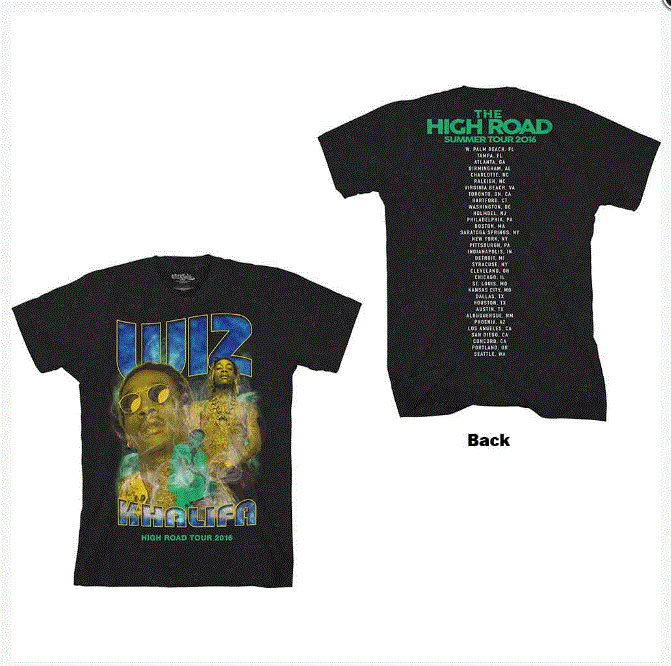 Wiz Khalifa Unisex T-Shirt - 90's (Back Print)