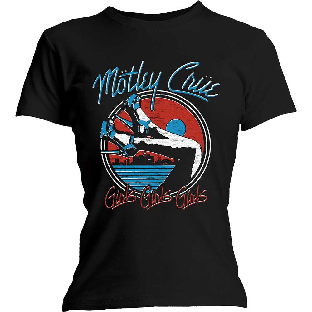 Motley Crue "Heels V3" Girls T-Shirt