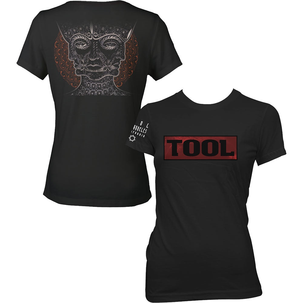 Tool Ladies T-Shirt - Shaded Box (Black)