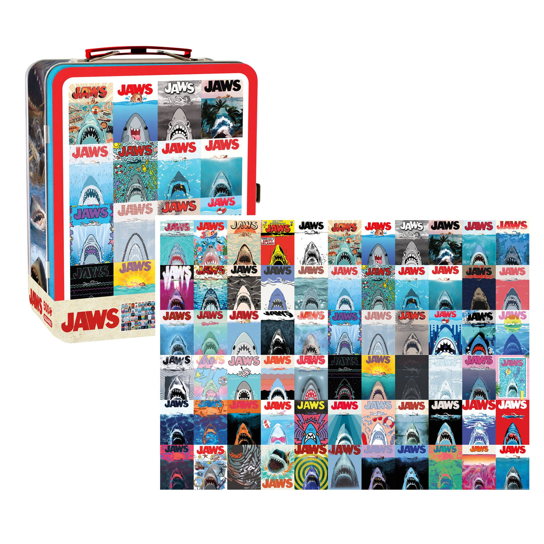 JAWS 500 Piece Jigsaw Puzzle & Fun Box Set