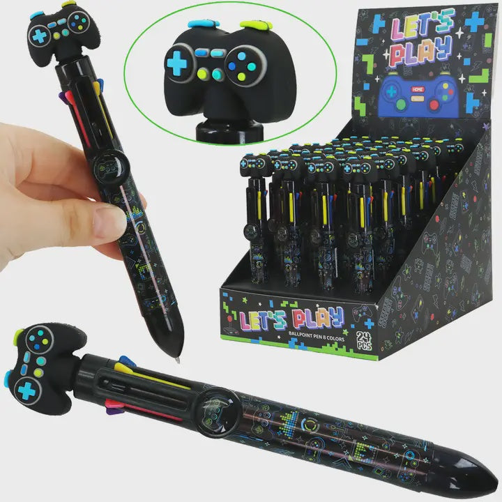 Retro Game Console 8-in-1 Multicolor Pen