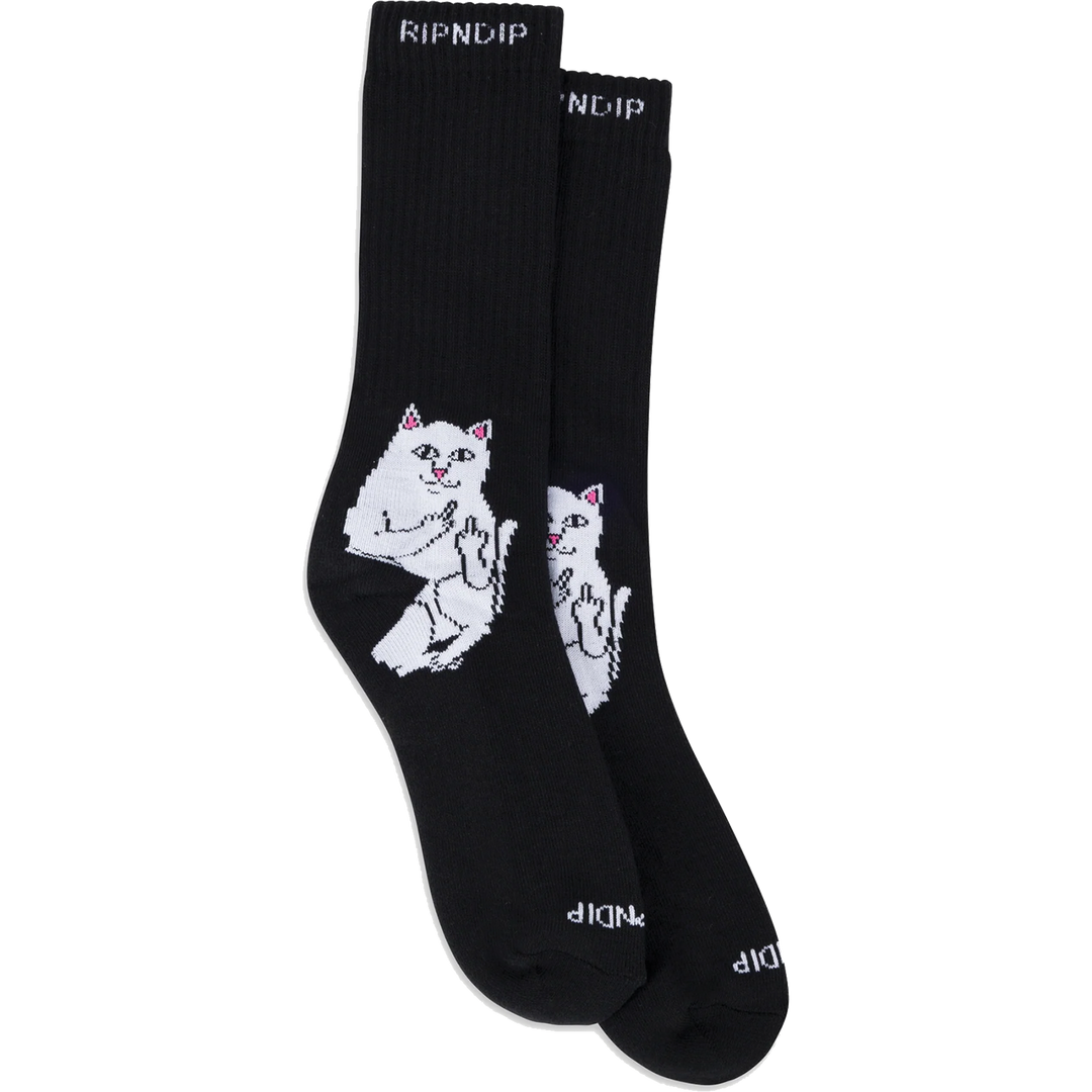 Rip N Dip Lord Nermal Socks Black Heather