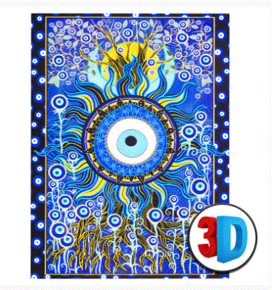 3D Lenticular Poster - Evil Eye