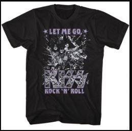 KISS Breaking Glass Black T-Shirt
