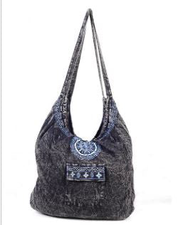 Handmade Rustic Stonewashed Boho Shoulder Bag