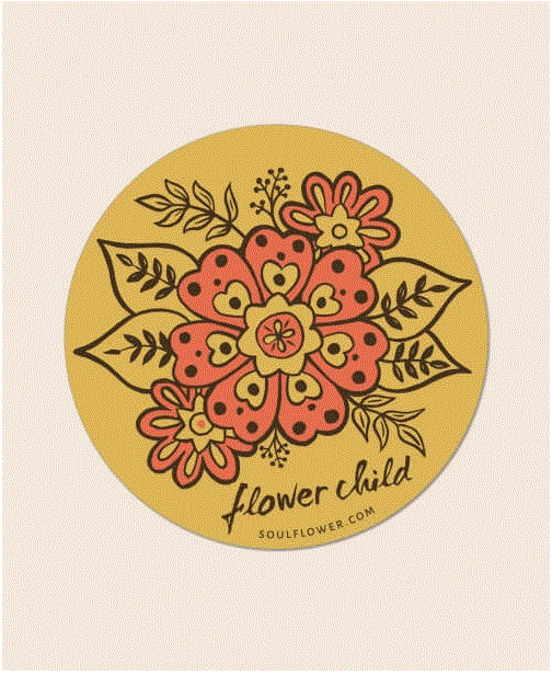 Soul Flower - Flower Child Sticker