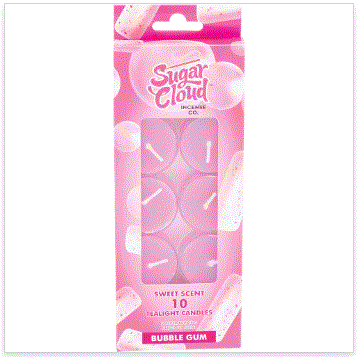 Sugar Cloud - 10ct T-Candle Set