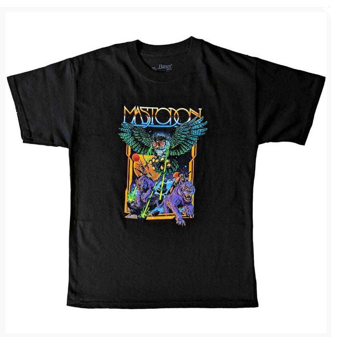 Mastodon Kids T-Shirt - Space Owl (Black)