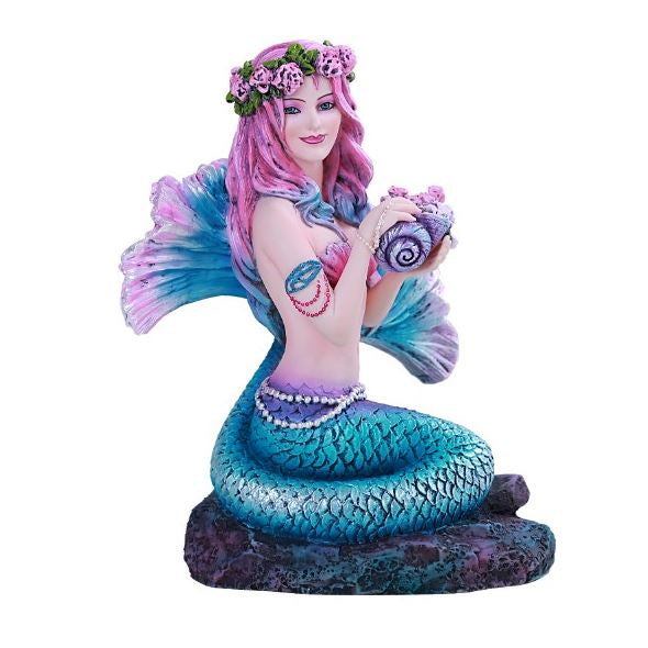 Spring Flowers Mermaid Statue 12955