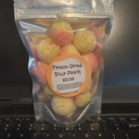 Freeze Dried Sour Peach Slices
