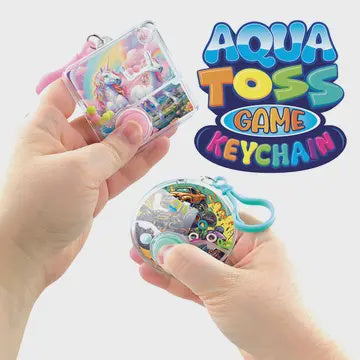 Aqua Ring Water Toss Game Keychain - Assorted