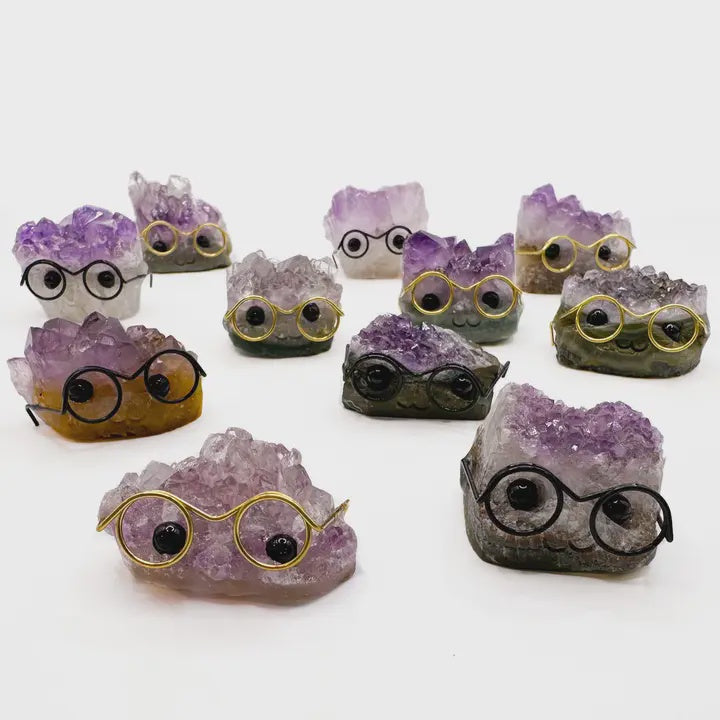 Pet Amethyst Rock - Peepers