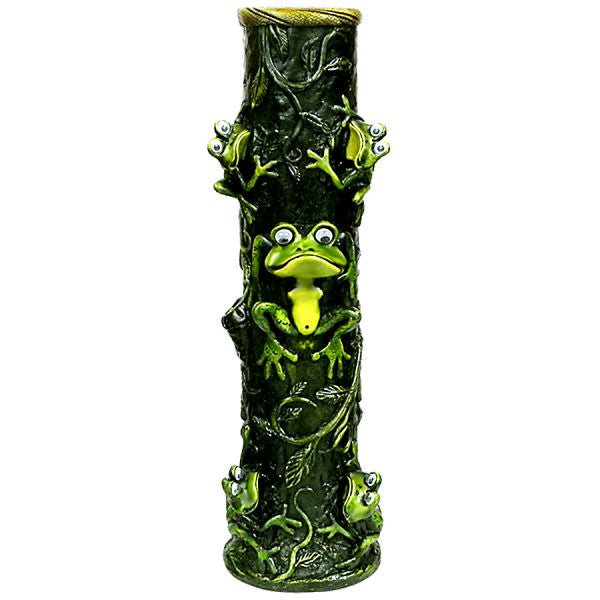 Hand Crafted Water Pipe - 5 Frogs