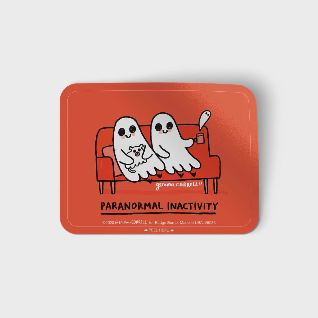 Paranormal Inactivity Sticker by Gemma Correll