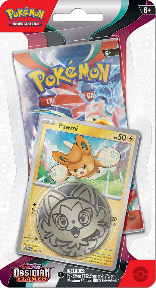 Pokemon TCG Obsidian Flames Single Pack Blister Pawmi SV03