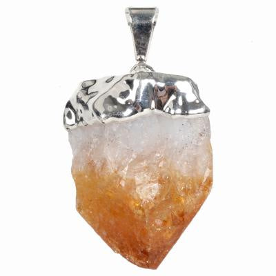 Citrine Point Pendant 5019