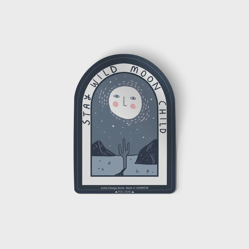 Stay Wild Moon Child Sticker