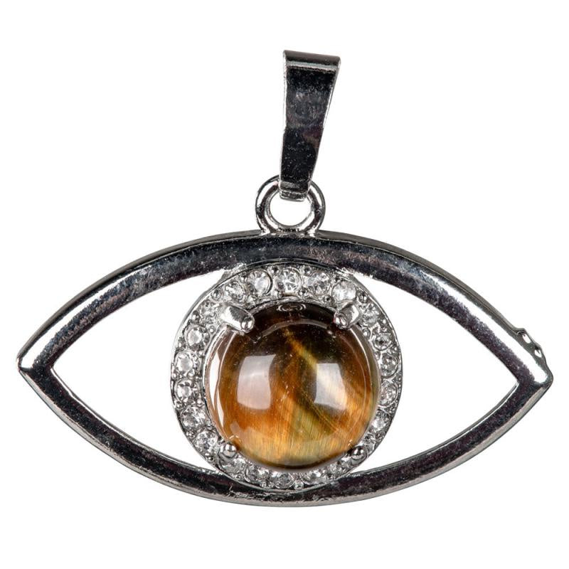Evil Eye Pendant w/Tigers Eye