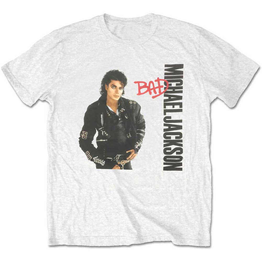 Michael Jackson "Bad" White T-Shirt