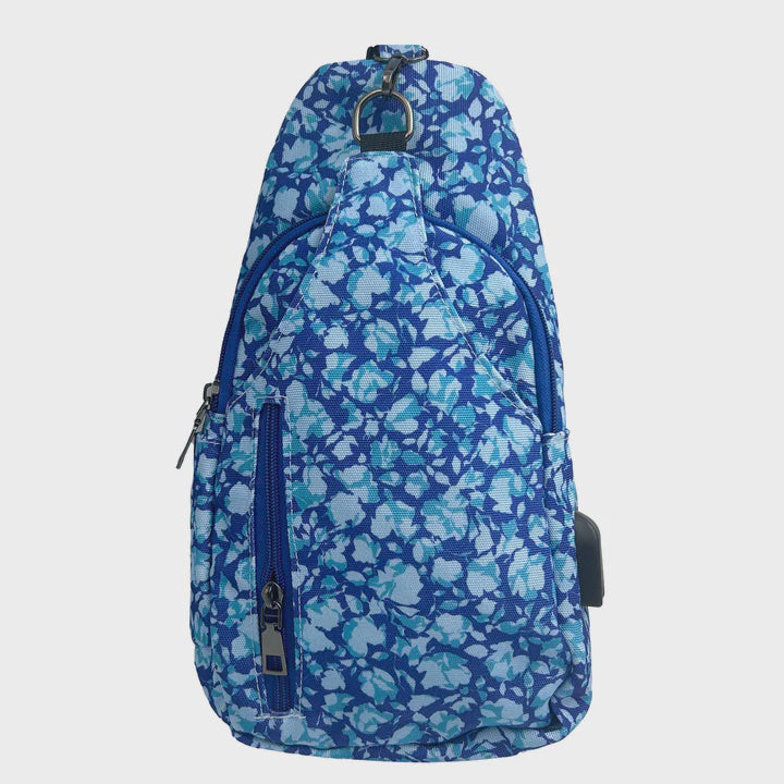 Sonoma Anti-theft Daypack - Blue Botanical