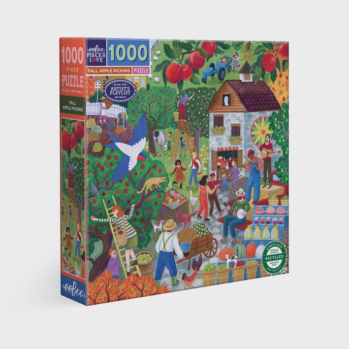 Fall Apple Picking 1000 Piece Puzzle