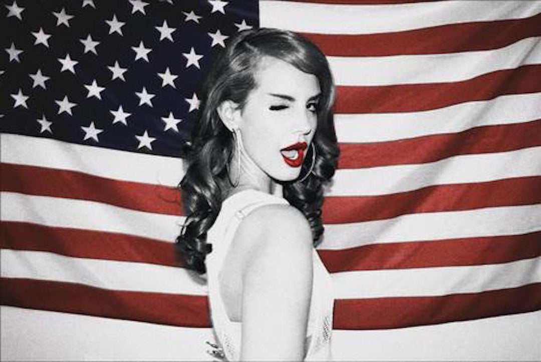 Lana Del Rey Flag Poster