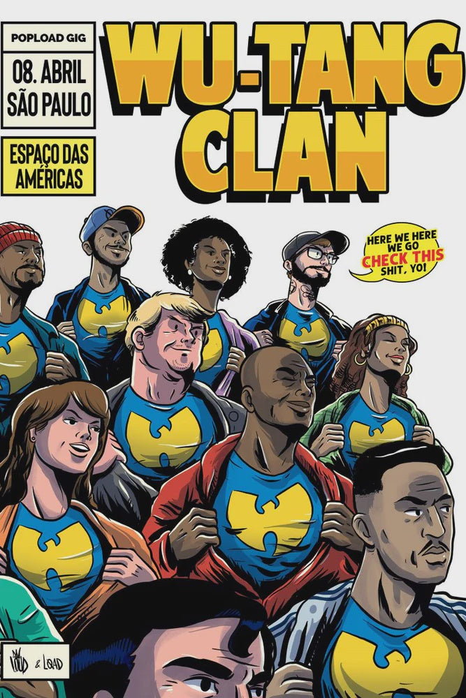 Wu-Tang Clan Superheroes Poster