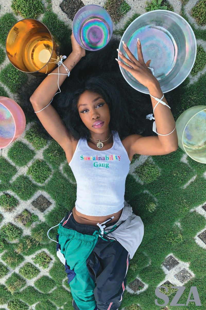 SZA Laying Poster