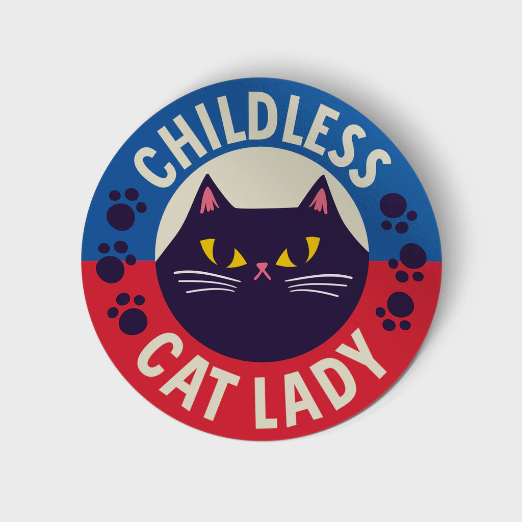 Childless Cat Lady Sticker
