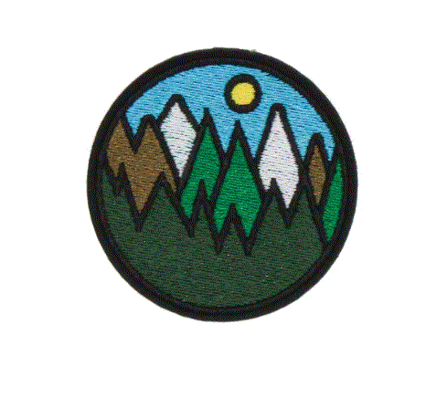 Lakhay's - Boho Iron On Patches - Forest