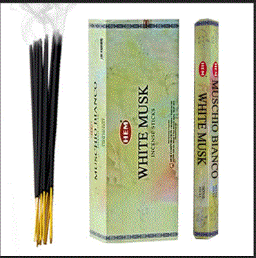 HEM - White Musk Incense Sticks 20grm